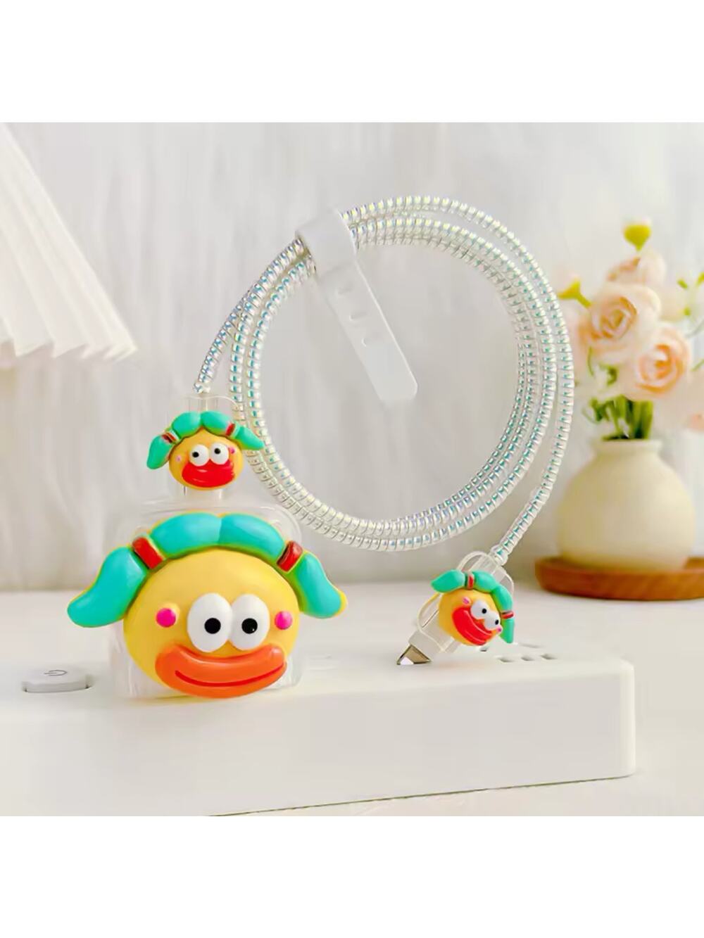 Cute Big Lips iPhone Charger Cable Protectors P85